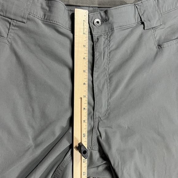 Duluth Trading Pants Mens 40x30 Gray Dry On The Fly Pockets Workwear Utility - Picture 10 of 12